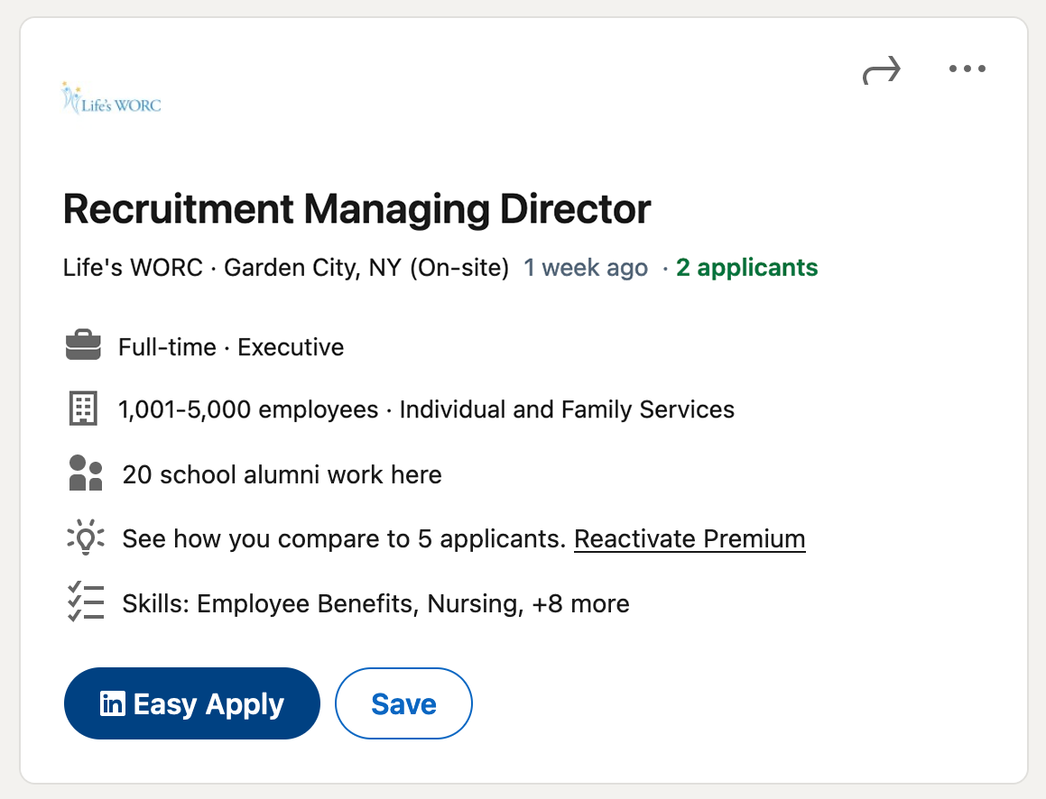 SMM Recruitment Linkedin Job Posting